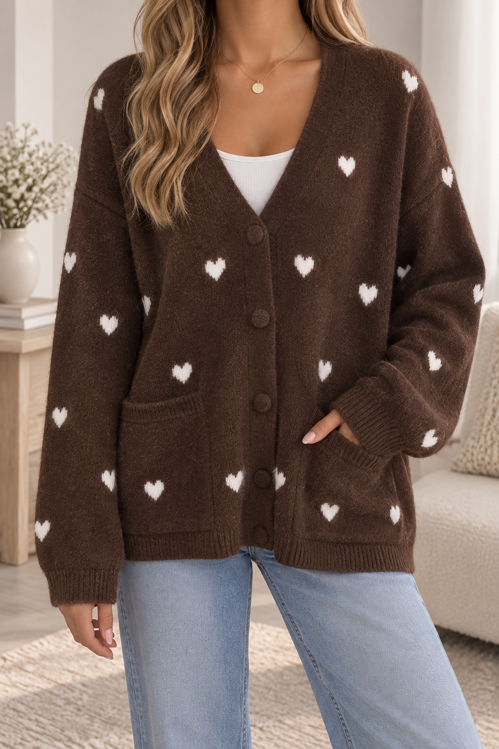 „Mellow Heart“ Strickjacke