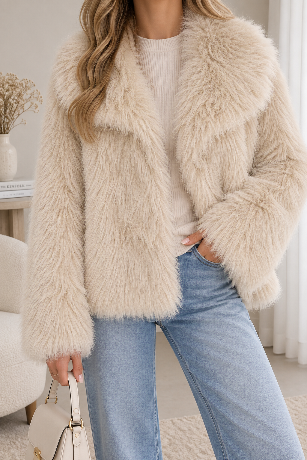 „Velours“ Jacke