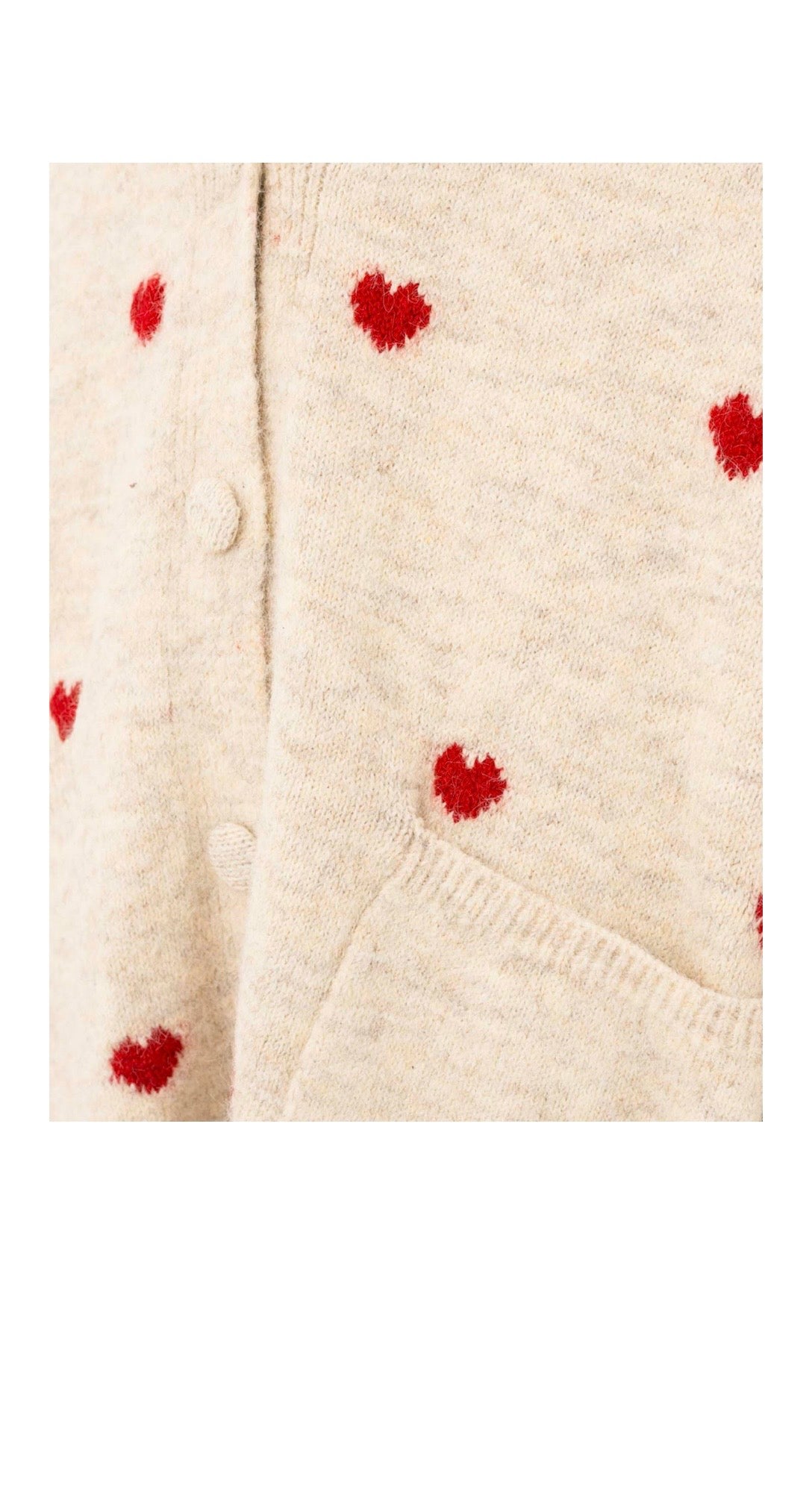 „Mellow Heart“ Strickjacke