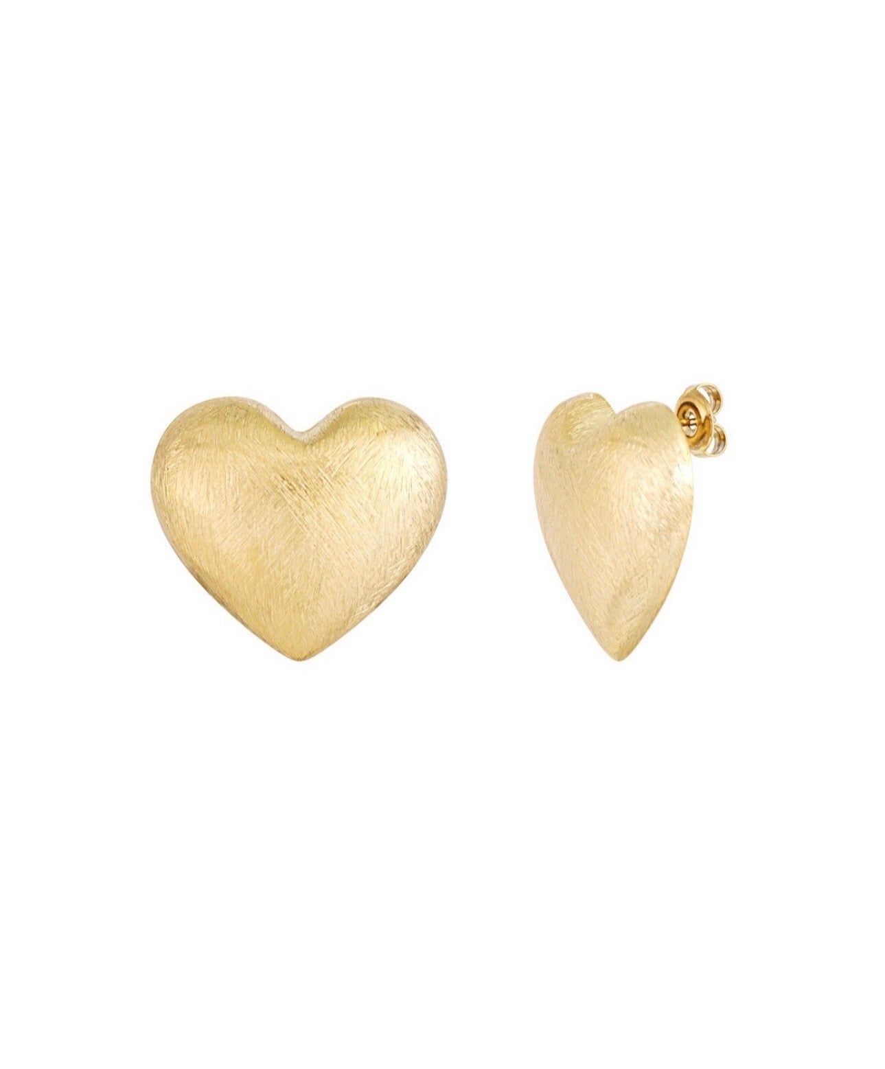 „Golden hearts" Ohringe