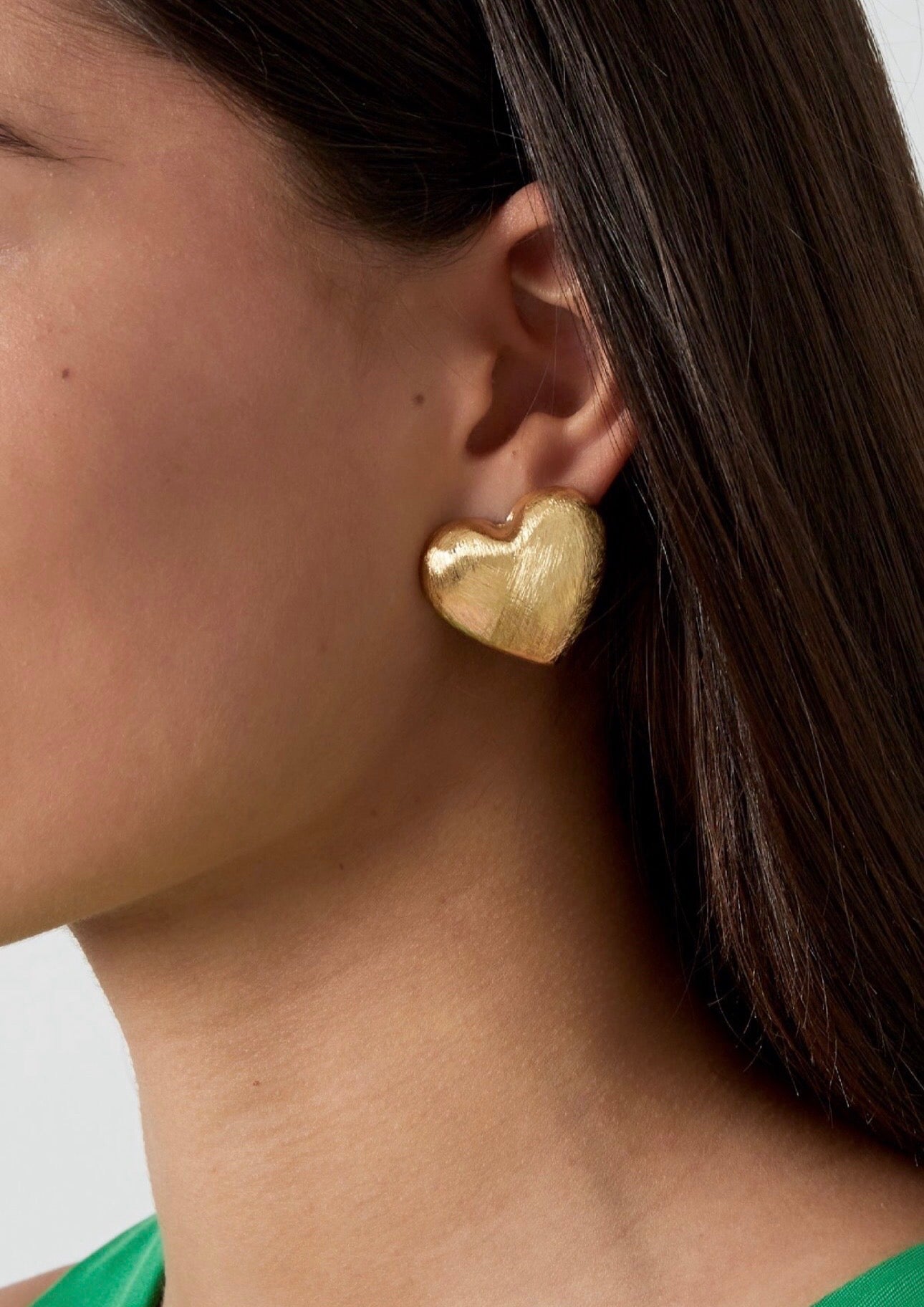 „Golden hearts" Ohringe